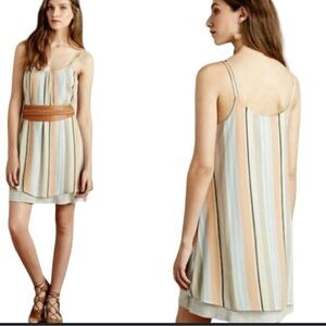 Striped Anthropology Dolan Left Coast Collection Dress